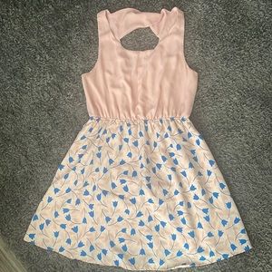 Plush dress size large 3/4 length